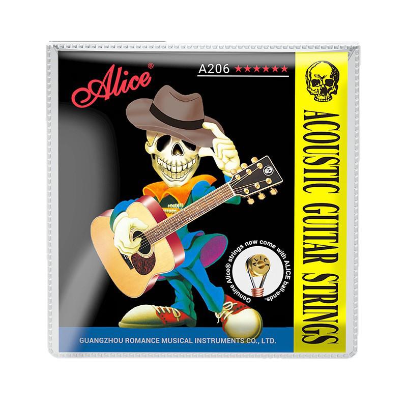Alice A206 Acoustic Folk Guitar Spare Strings: Single Loose Strings for 1st, 2nd, 3rd.