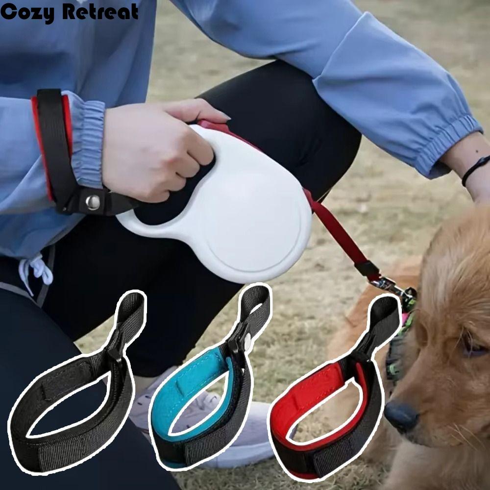 Retractable Dog Leash Wrist Strap Adjustable Anti-dislodging Dogs Leash Bracelet Ring Comfortable Anti-slip
