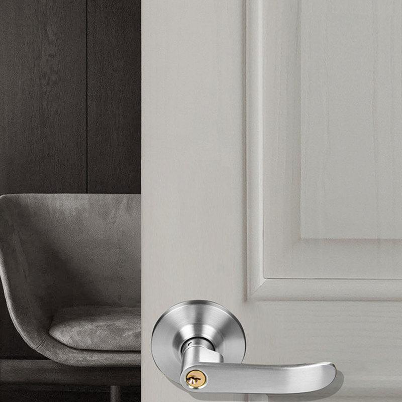 25-45-65mm Three Handle Lock Aluminum Alloy Door Lock Lock Color Lock Steel Lock Three Bar Keyed Locks