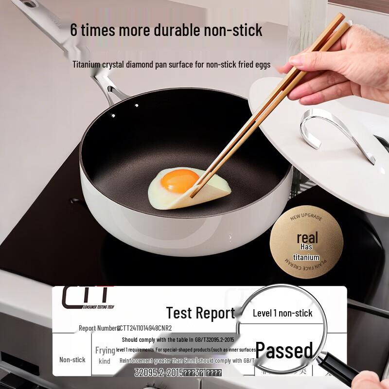 Velosan Free Ribbon Non-Stick Multi-Purpose Deep Fry Pan