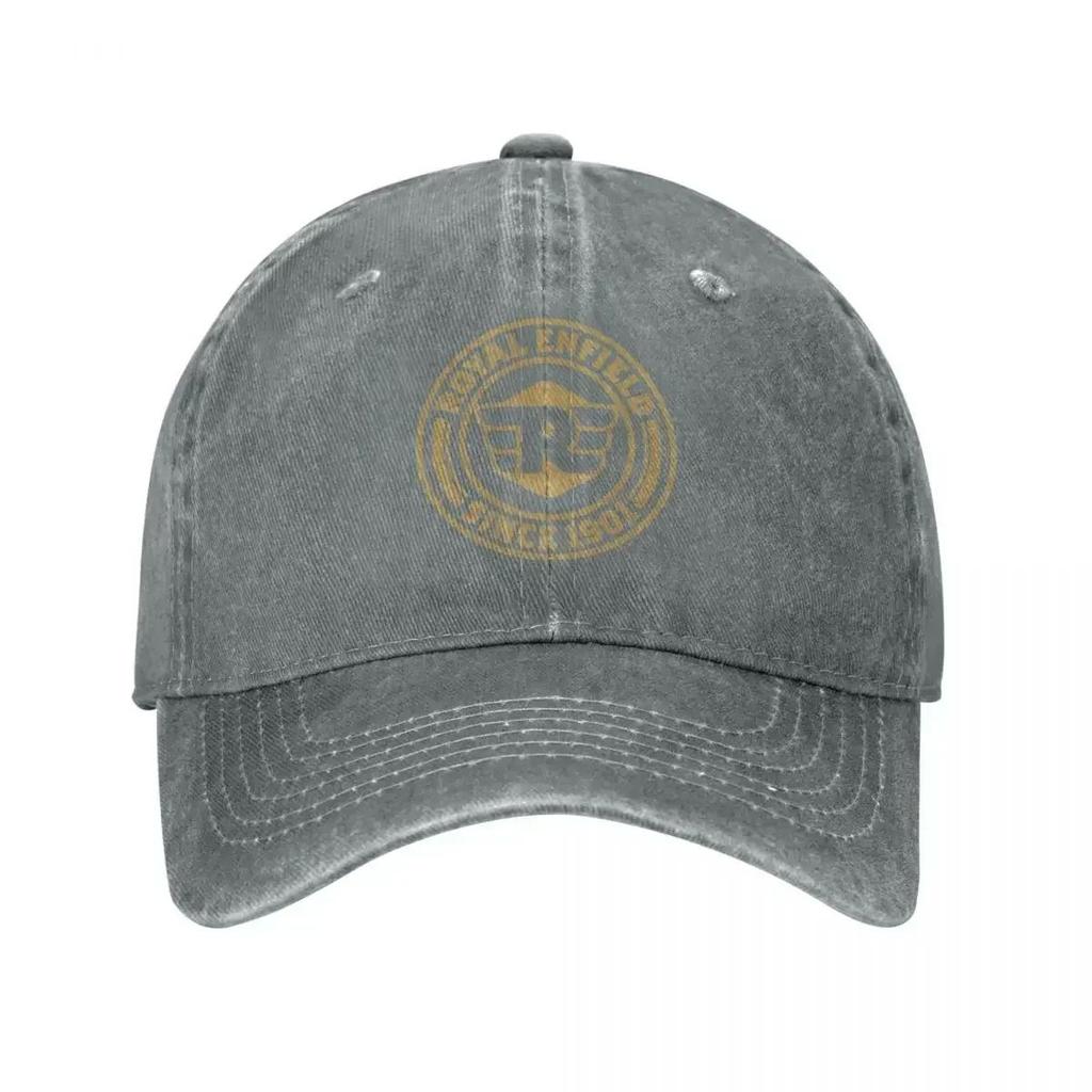 Royal Enfields Since 1901 Unisex Baseball Cap Motorcycle Distressed Washed Caps Hat Vintage Outdoor Workouts Sun Cap
