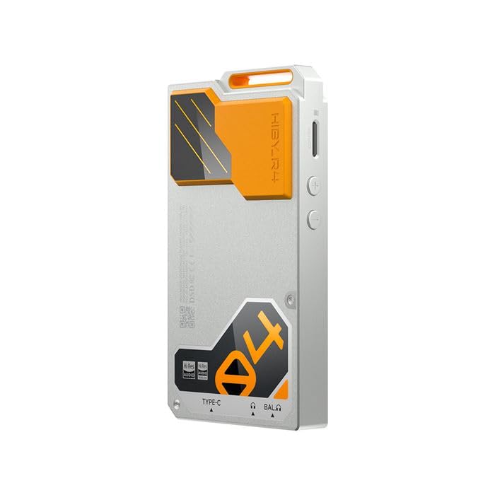 HiByMusic Digitaler Audio-Player R4 Android 12 DAP Bluetooth [ ] 5.0 (Orange)