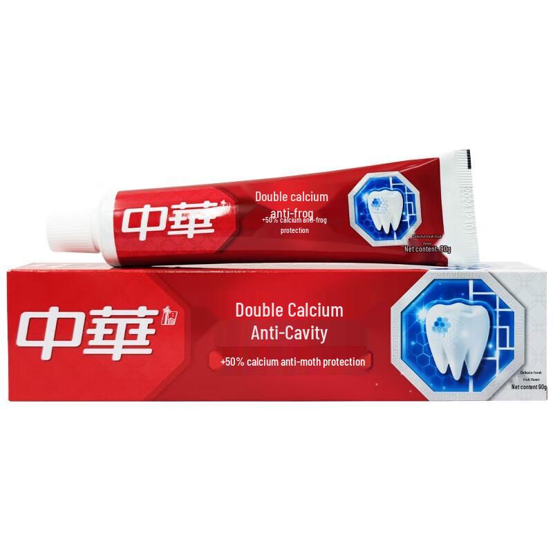 

Zhonghua Double Calcium Anti-Cavity Fruit Toothpaste (9x90g)