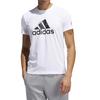 Adidas T Shirts Men's White Crew Neck Moderate FT2816