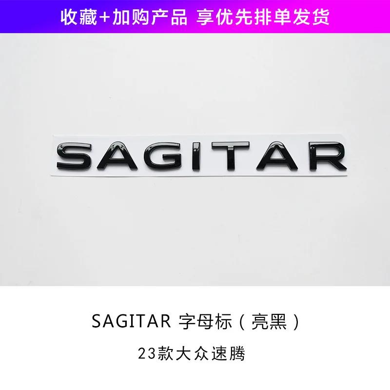 W122For VW Volkswagen Jetta MK5 Golf Compatible with 2023 Volkswagen New Sagitar – Front Grille Emblem, Rear Trunk Badge Letters, Bl