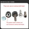 Motorcycle Bolt Covers Head Bolts Engine Toppers Caps Kit for Harley 2017-2025 Touring Road King Street Glide Electra Road Glides 2018-2025 Softail