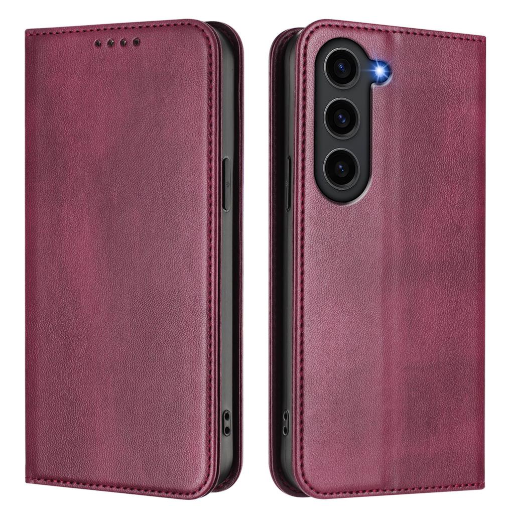 For Samsung Galaxy S23 Wallet Cases Retro Texture RFID Blocking Leather Phone Cover