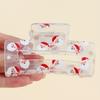 1pc Festive PVC Hair Claw Clip - Large Cartoon Santa Print, Cute Christmas Holiday Hair Accessory, Ideal Gift