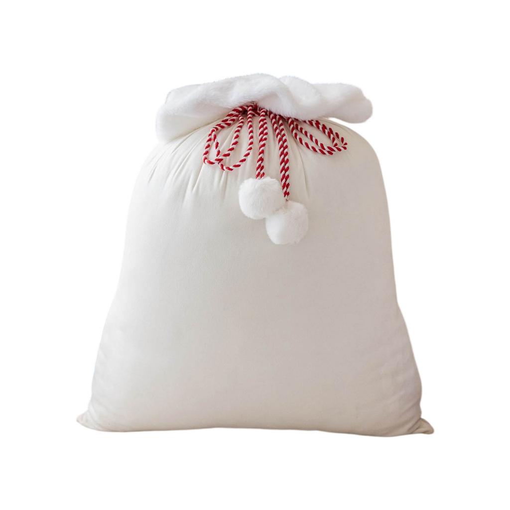 Christmas Gift Bag Candy Gift Drawstring Bag Christmas Velvet Bag