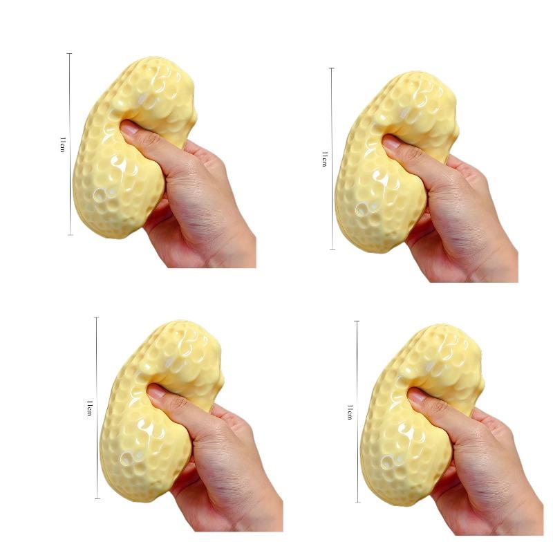Erdnuss-Druckentlastungsspielzeug Weiches Gummi-Spielzeug Sensorisches Reiz-Spielzeug ASMR Sensorisches Druck-Spielzeug für Erwachsene Stressabbau-Spielzeug