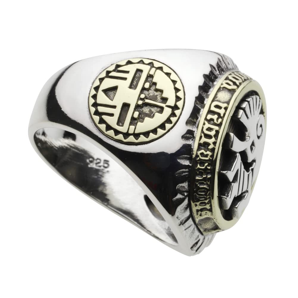 Kokopelli Ring 925 Silver fr0431 Size 17 [Figmart] [Silver Accessory]