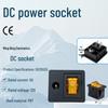 DC Dual Power Socket 5521/5525 with Switch, CE Certified