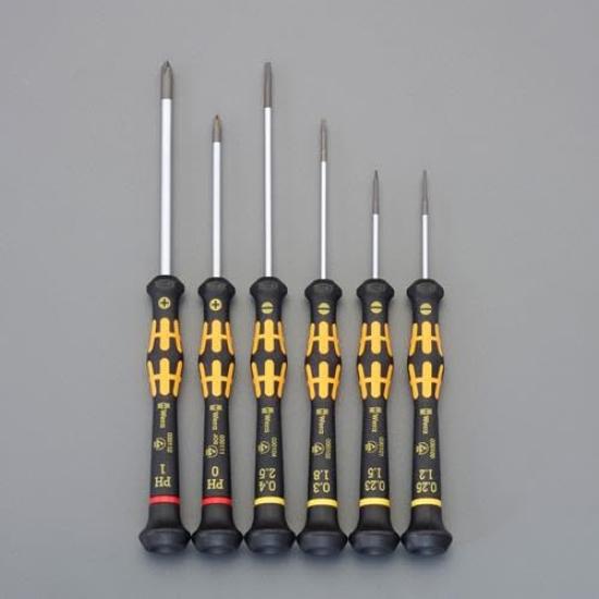 Esco Set Screwdriver EA550MJ-100 6-Piece [Phillips & Minus] (Precision/ESD)