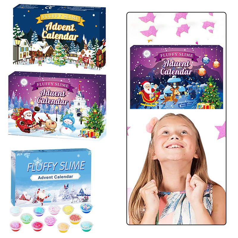 Fluffy Slime Advent Calendar For 24 Days Of Christmas Joy And Surprises**