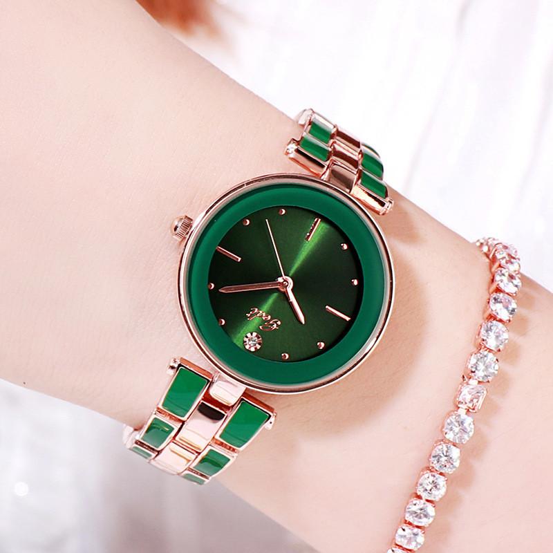 Gedi Womens Fashion Quartz Watch With Steel Band And Waterproof Feature For Casual Wear