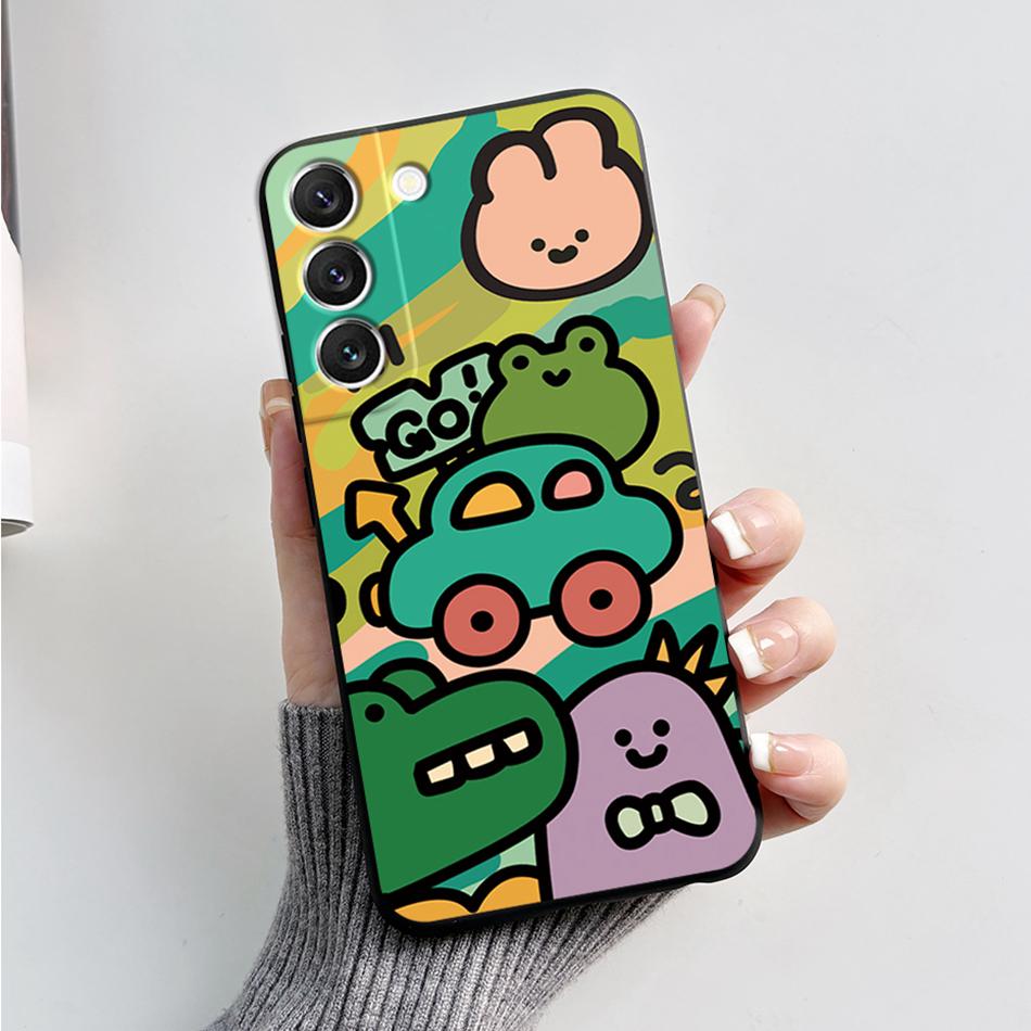 Case For Samsung Galaxy S22 Bags S 22 Plus Ultra Cover Protective Silicone Funda Astronaut Phone Case Coque For Samsung S22 Capa