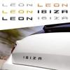 1 ud. 3D IBIZA Leon logo Emblema de Letra Insignia Metálica para Coche Decoración Pegatina para Maletero Trasero Accesorios Para FR Altea vz Decoración