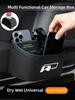 For Volkswagen MOACar Trapezoidal Sloped Black Leather Door Multi-Functional Storage Compartmen For VW R Golf Passat mk5 Scirocco Polo Jetta GTI