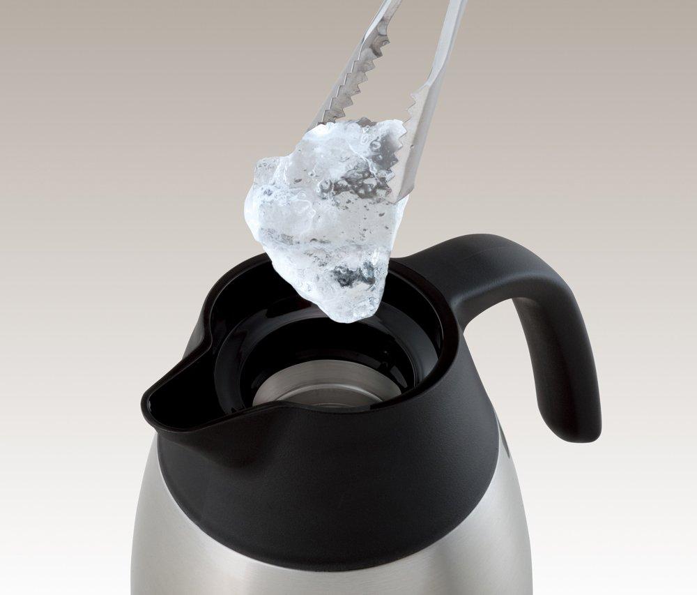 Thermos Vacuum Insulated Coffee Maker, 1L, Clear Stainless Steel, ECE-1001 CS
