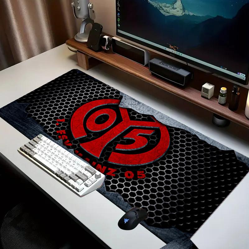 Red Emblem FSV Mainz Mouse pad Office Desk Mat, Gaming Mouse Pad Mousepad, keyboard pad,Heavy-Duty Non-Slip Rubber Backing, Gift