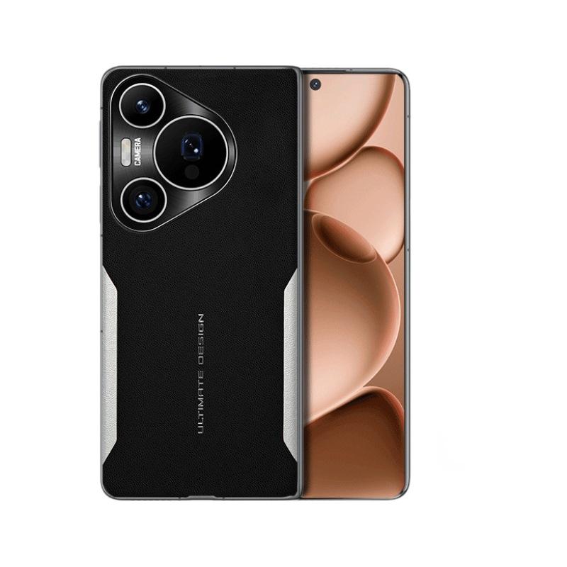 Applicable To Huawei Pura80pro Mobile Phone Case Electroplating New 80ultra All-inclusive Anti-drop Business Internet Celebrity Leather Case