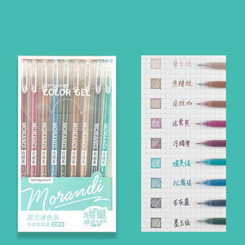 

Vibrant Morandi Color Gel Pen Set For Lively And Smooth Writing Experience Nordic