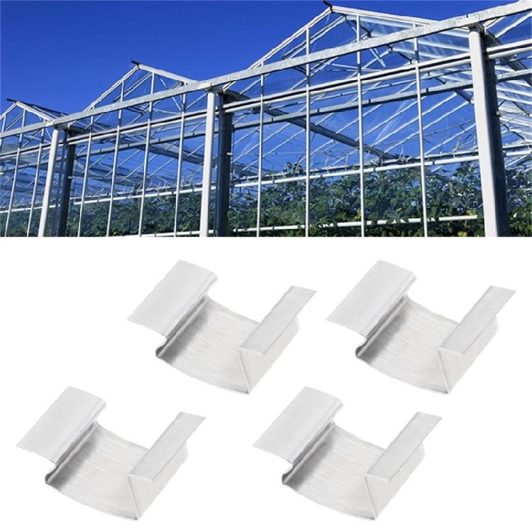 Professional Greenhouses Glass Retainer Clip 25/50pcs 25mmx10mmx15mm Reinforced Stainlesses Steel Horticulture Clip