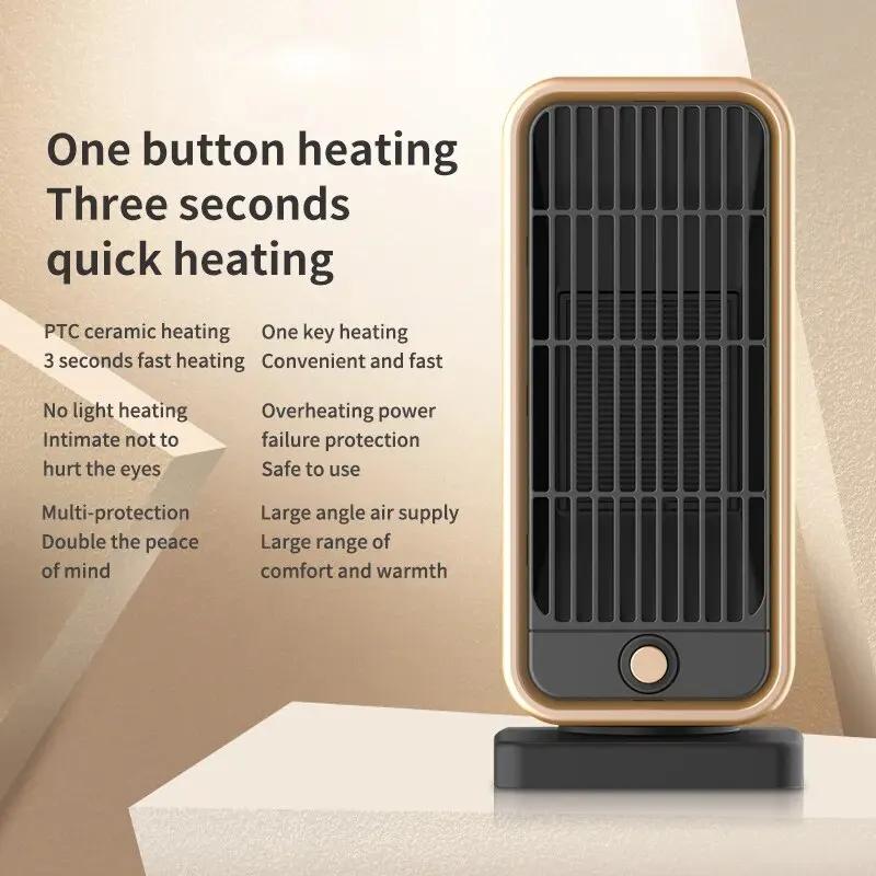 Electric Home Heater Fan 500W/220V PTC Ceramic for Room Sheet Portable House Heating Foot Hand Warmer