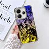 Super S-Sonics Cartoon Soft Phone Case For Xiaomi Redmi Note 14 15 Pro Plus 13 12 11S 11T 5G 10 9S 9 Plating Anti-Fall Fundas