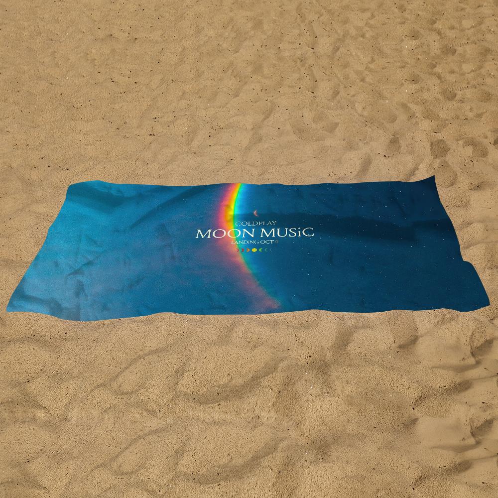 Rock Band C-Coldplay Mond Musik Handtuch Weich Pool Geschenk Für Reise Fitnessstudio Dusche Camping Schnelltrocknend Sport Großes Strandtuch