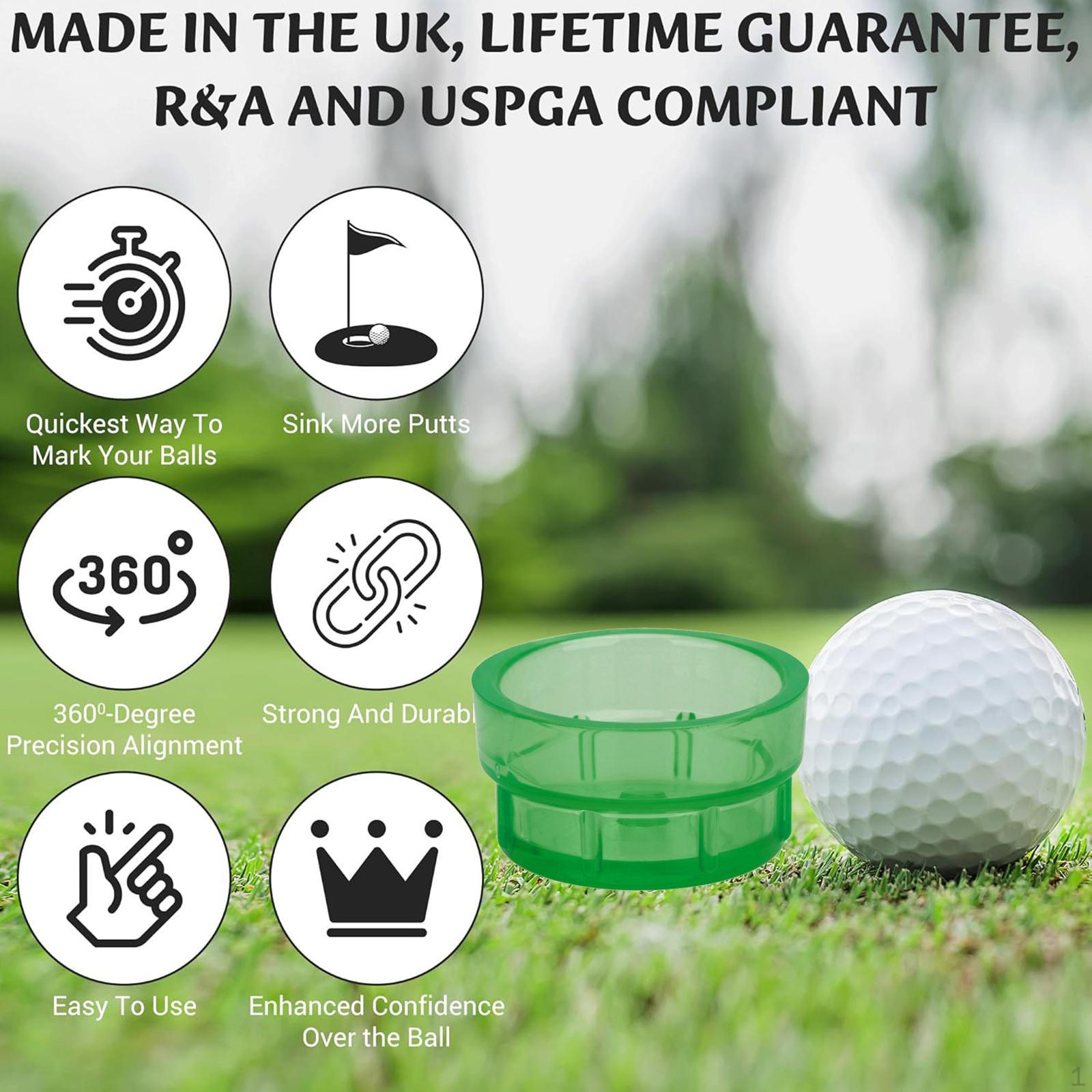 

Golf Ball Line Marker Tool Alignment Balls Stripe