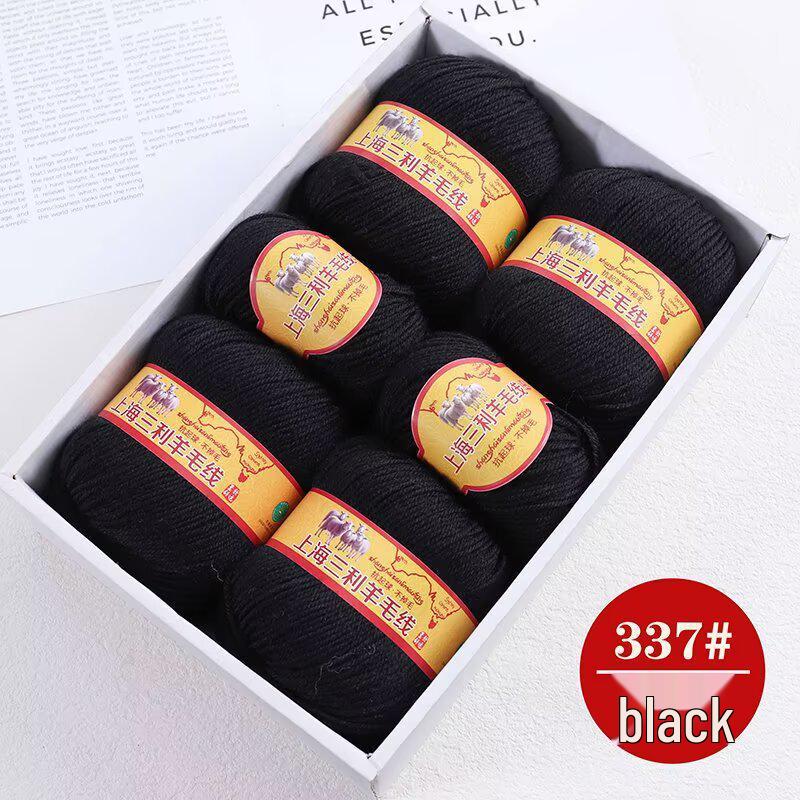 Premium Medium Thick Pure Goat Wool Yarn Balls for Handmade DIY Scarves