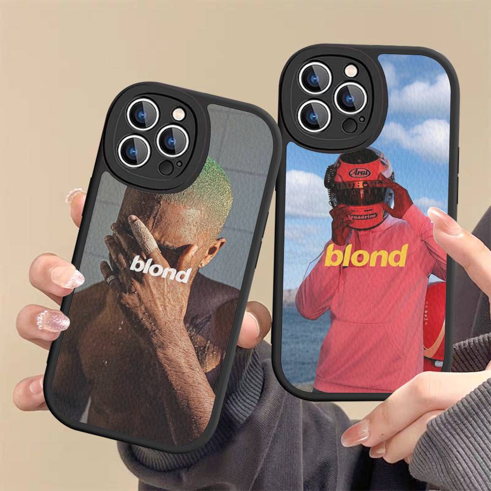 Singer Frank Blonde Oceans Hot Phone Cover For iPhone 16 15 14 13 12 11 Pro Max Plus Leather Soft Case