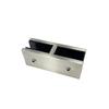 Marine Grade Railing Wall to Glass Clamp, Stainless Steel 316 Glass Bracket, Satin Finish Railing Glass Clamp Bracket for Fence