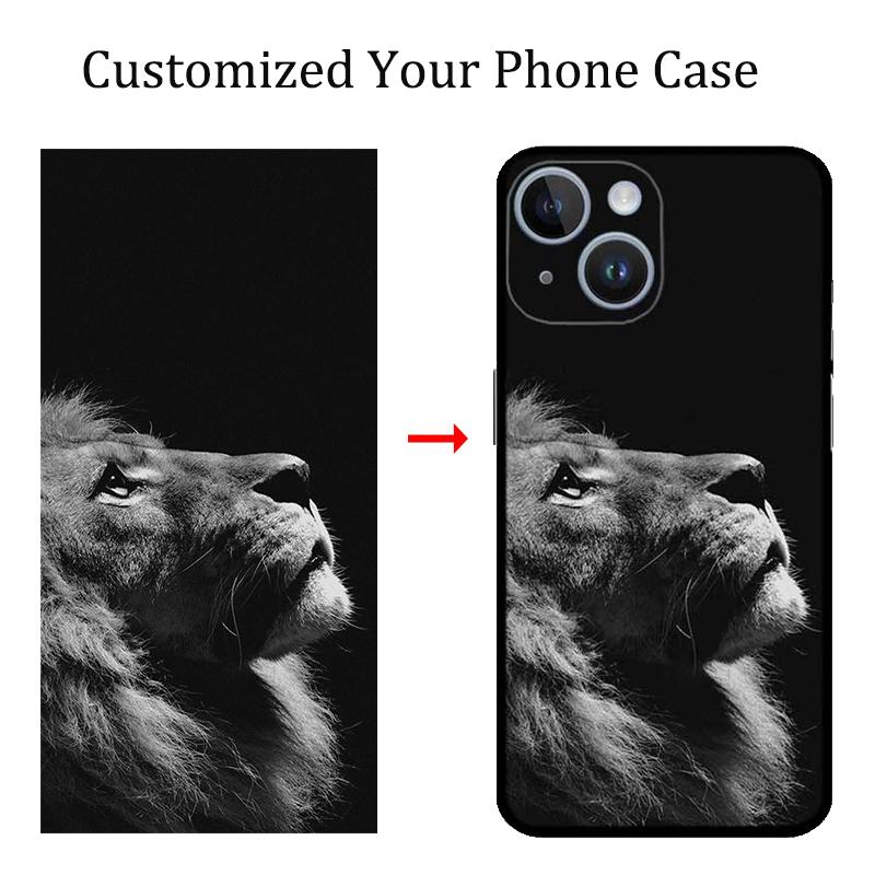 Personalized Picture Text Custom Case For iPhone 15 14 13 12 Pro Max 11 XR 8 7 Plus Skin-Friendly Silicone Full Protection Cover