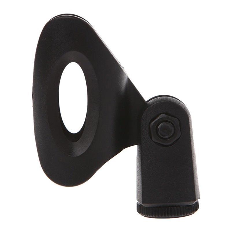 Mic Microphone Stand Accessory Flexible Plastic Clamp Clip Holder Mount