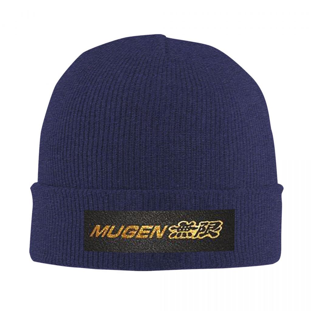 Mugen Motorsports Power Warm Knitted Cap Fashion Bonnet Hat Autumn Winter Outdoor Beanies Hats for Men Women Adult