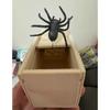 Halloween Decorations Prank Wooden Scare Box Trick Spider Funny Crafts Scare Box Wooden Hidden Box Home Fun Game Trick Friend