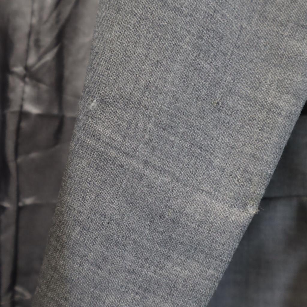Burberrys 90s Old Skirt suit Setup 40 gray Sanyo Shokai Women Used