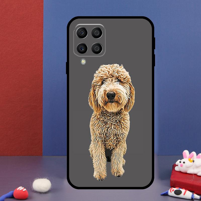 Cartoon Poodle Dog For Samsung Galaxy M12 M13 M33 M23 M53 M15 M55 M31 M51 M14 M34 M54 M20 M32 M52 Phone Case