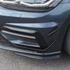 Car Front Bumper Side Canards Bumper Lip Spoiler Trim For VW Golf 7.5 MK7.5 GTI R Rline Accessories 2018  Gloss