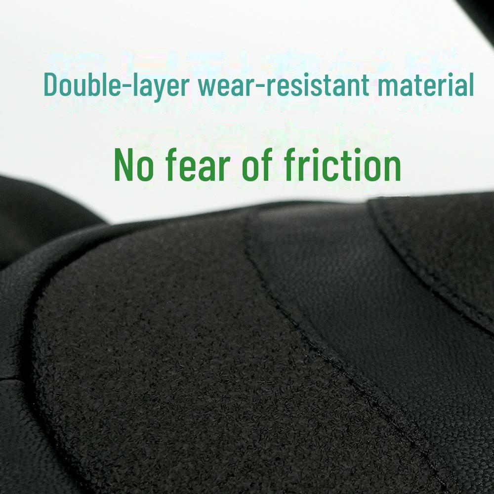 Children's Snow Season Panda Ski Gloves: Double-Layer, Wear-Resistant, Warm, Waterproof