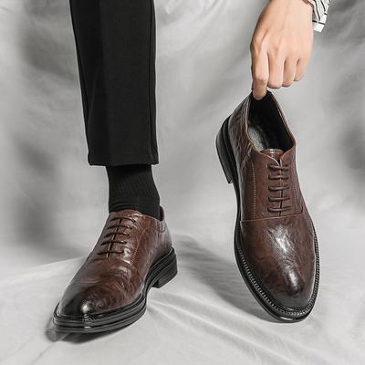 Designer-Stil Mode Übergröße Herrenschuhe Business-Schuhe für Herren Markenschuhe Herren Freizeitschuhe Schlichtheit Klassisch