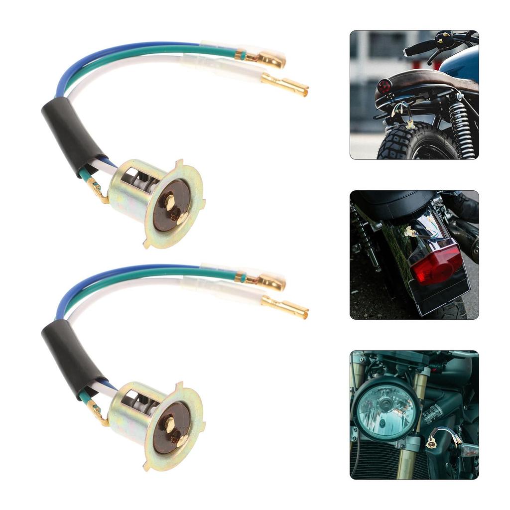 Generic Motorcycle LED Light Socket Adapter Motorcycle Wiring Socket Harness