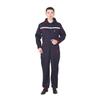 Men's Reflective Polyester-Cotton Jumpsuit with Hood - Breathable, Wear-Resistant, Ideal for Spring & Autumn Repair Work.
