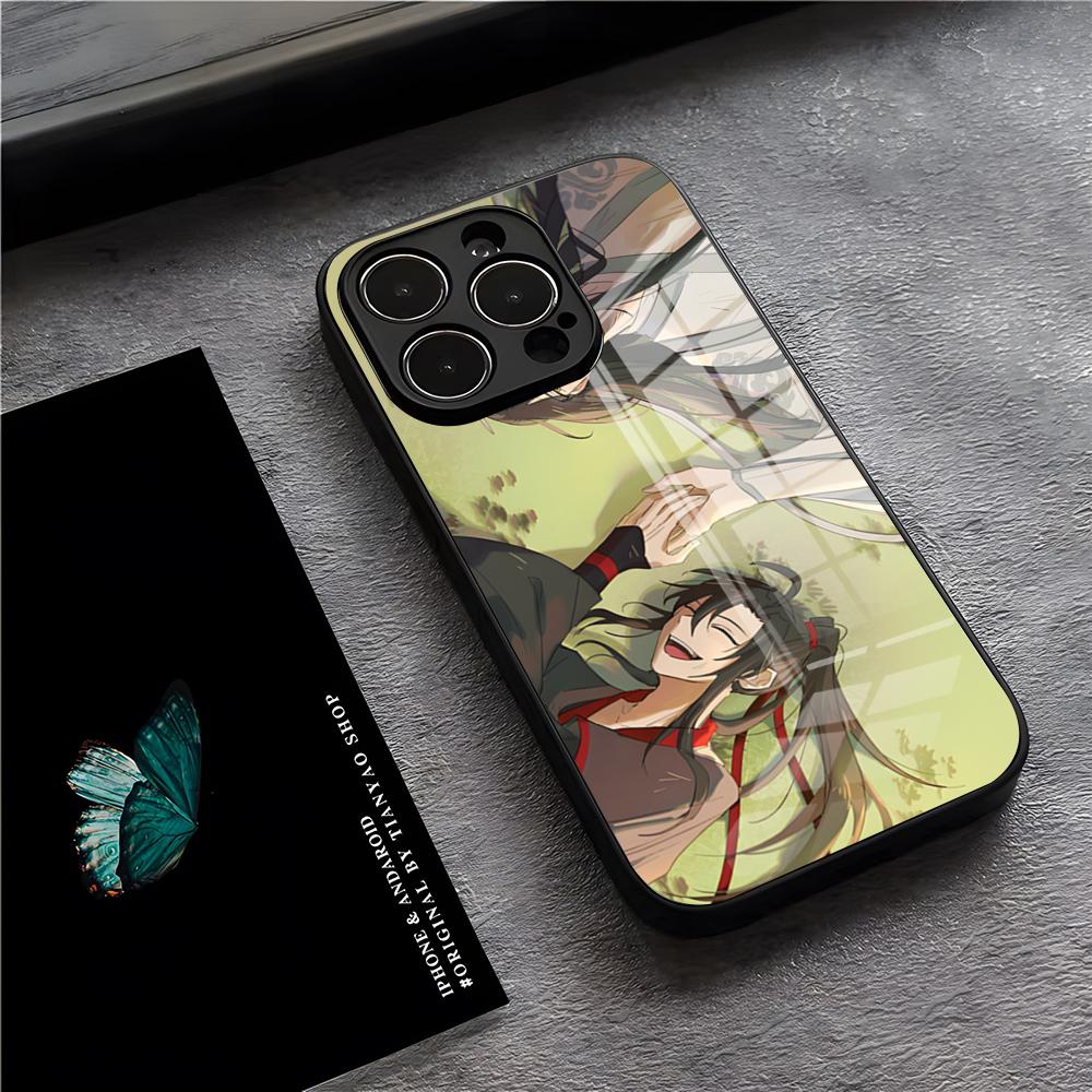 Mo Dao Zu Shi Phone Case For IPhone 17 Pro Max 15 Pro 16 14 Plus 12 13 Mini 11 Pro Shockproof Glass Cover