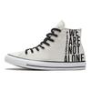 Converse Chuck Taylor All Star "We Are Not Alone" High-top Canvas Shoes Unisex Pure White