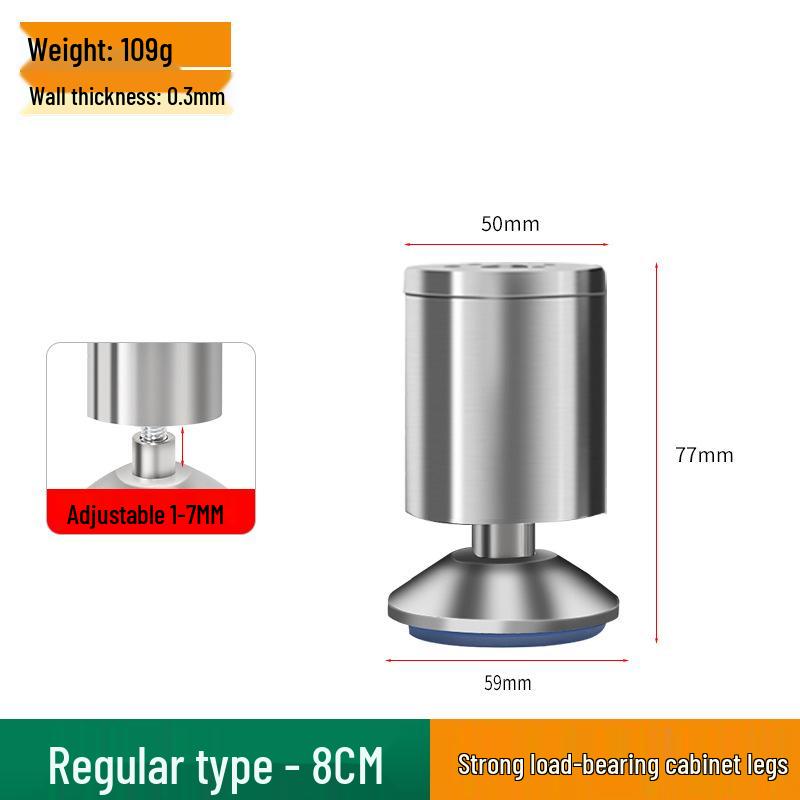 Adjustable Stainless Steel Cabinet and Table Legs