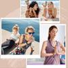 2pcs Scrunchie Keychain Wristlet Bracelet Stretchy Keyring Wrist Holder Badge Spring Keychain Bracelets Stretchy Key Chain Bracelet Wrist Band