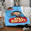 1 Stück Mr Beans Video Adventures Flanelldecke für Super Weichen Niedlichen Komfortdecke für Reisebettwäsche Couch Sofa Decke Y73044